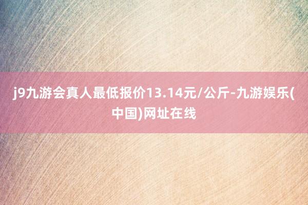 j9九游会真人最低报价13.14元/公斤-九游娱乐(中国)网址在线